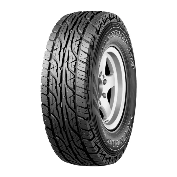 Pneu Dunlop Grandtrek AT3 — vista em 45°