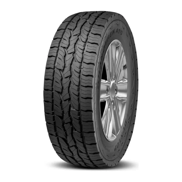 Pneu Dunlop Grandtrek AT5 — vista em 45°