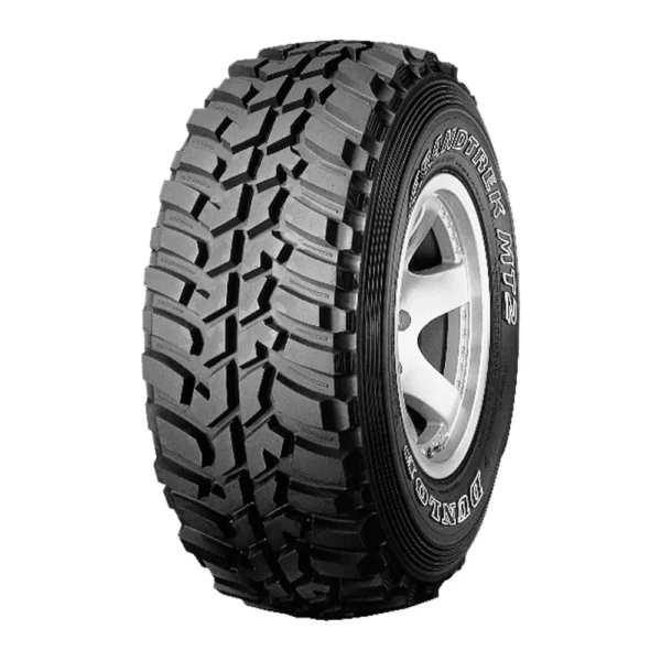 Pneu Dunlop Grandtrek MT2 — vista em 45°